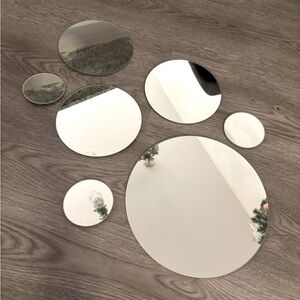 Set of 7 Circle Wall Mirrors